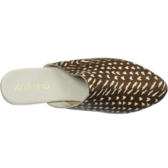 KAANAS Women's Genoa Snake Skin Mule Slide - Size 8, Ethically Crafted - Picture 6 of 9